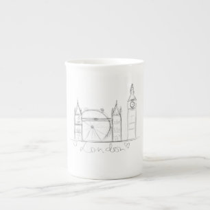 Caneca De Porcelana Londres