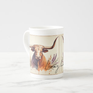 Caneca De Porcelana Longhorn Love Specialty Mug
