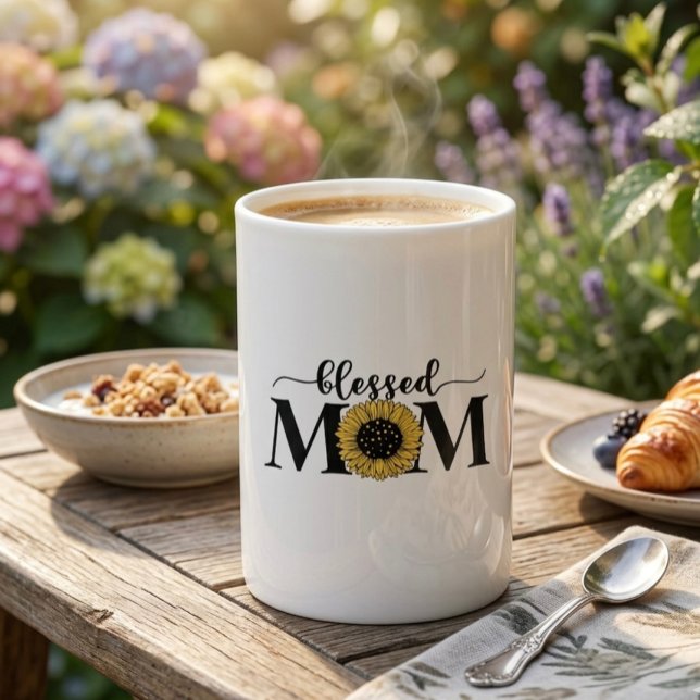 Caneca De Porcelana Mãe Abençoada  (Criador carregado)