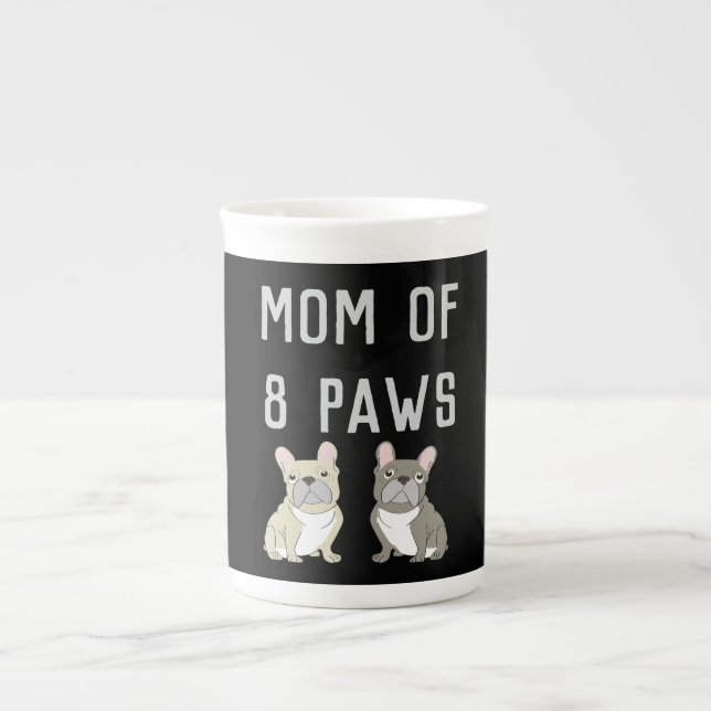 Caneca De Porcelana Mãe de 8 patas (Frente)