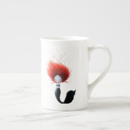 Caneca De Porcelana Mágica Sereia