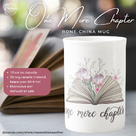 Caneca De Porcelana Mais um Capítulo Osso China Mug