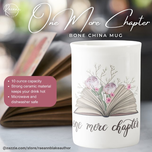 Caneca De Porcelana Mais um Capítulo Osso China Mug (Criador carregado)