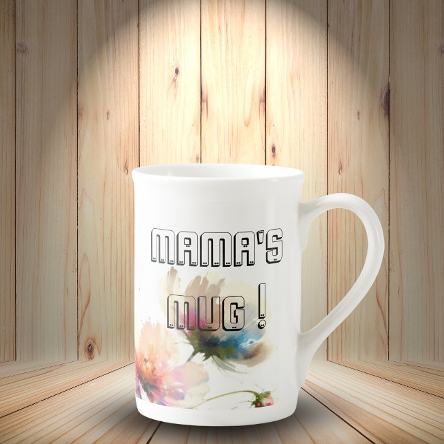 Caneca De Porcelana Mamas Floral Specialty Mug (Elegant Floral Design )
