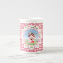 Caneca De Porcelana Maneki Neko Lucky Luna