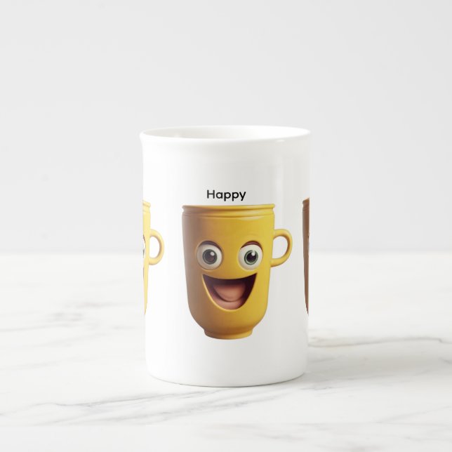 Caneca De Porcelana Manhã (Frente)