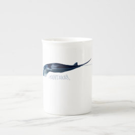 Caneca De Porcelana Manta Ray