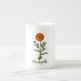 Caneca De Porcelana Marigold Forte Declaração Inspiracional Mug