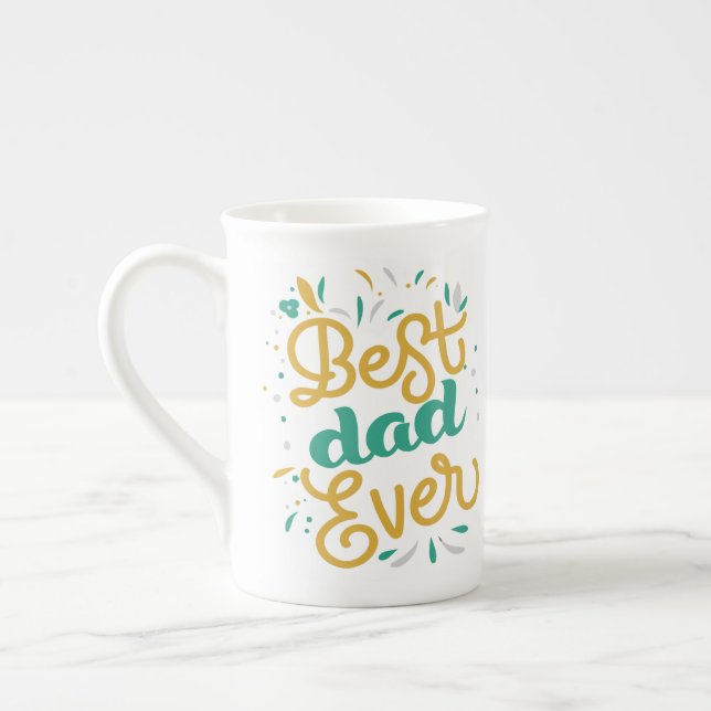Caneca De Porcelana Melhor Pai Nunca (Esquerda)