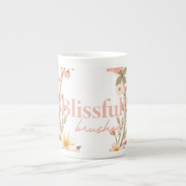 Caneca De Porcelana Mellow Blooms