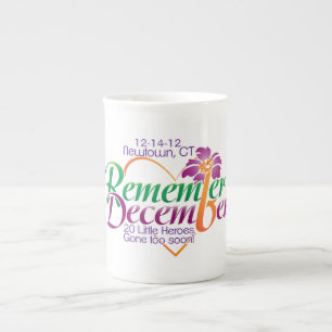 Caneca De Porcelana Memorial Sandy Hook - Lembre-se de dezembro3