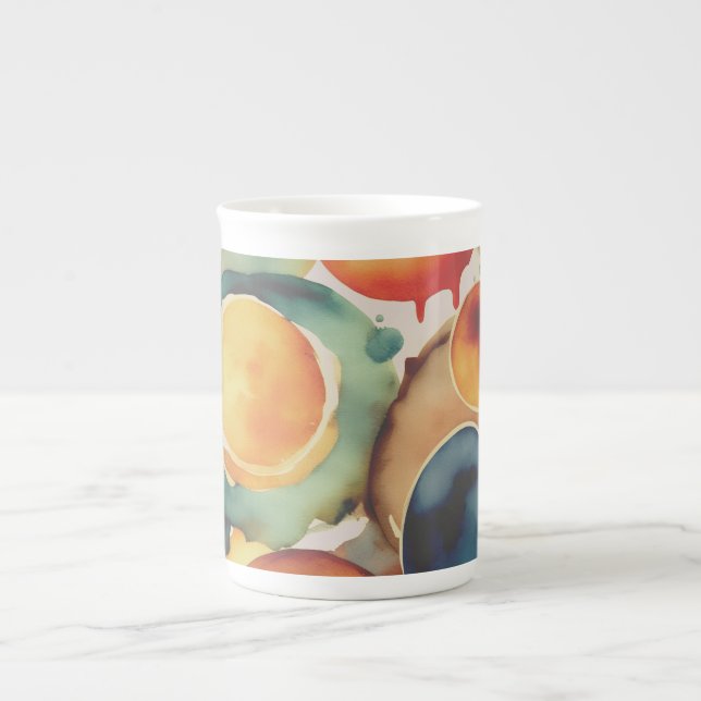Caneca De Porcelana Messy doughnuts (Frente)