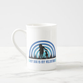 Caneca De Porcelana Meu Cachorro É Meu Namorados