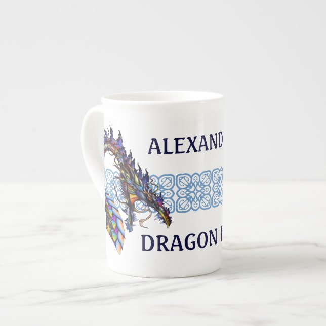 Caneca De Porcelana Mithozantus Bone China Mug (Frente Esquerda)