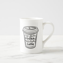 Caneca De Porcelana Mocha, Vodka, Valium Mug