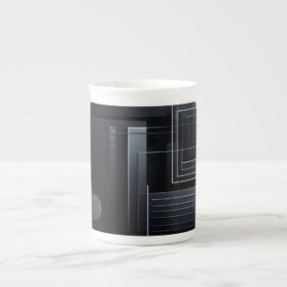 Caneca De Porcelana Modern Graphic