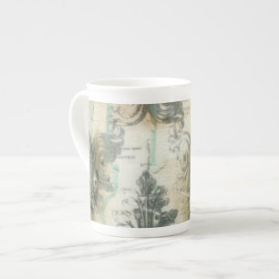 Caneca De Porcelana Moderno Fleur De Lis Design
