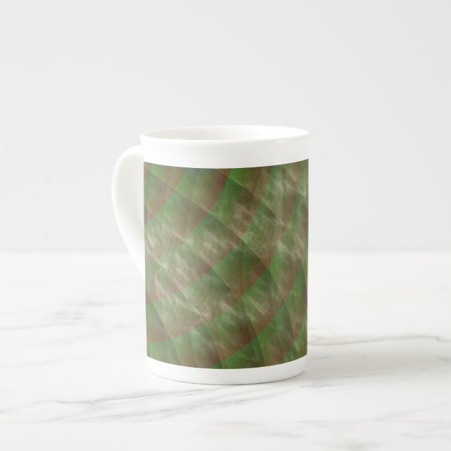 Caneca De Porcelana Moldy Interference de Kenneth Yoncich (Frente Esquerda)