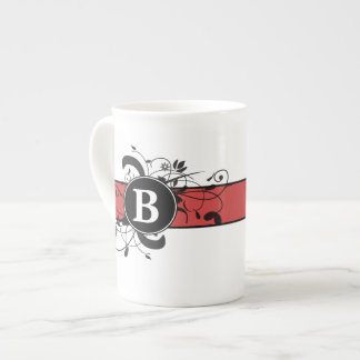 Caneca De Porcelana Monograma Vitoriano de Farinhas