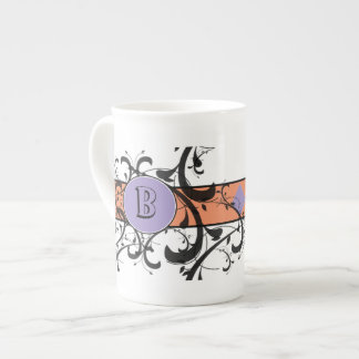 Caneca De Porcelana Monograma Vitoriano de Farinhas