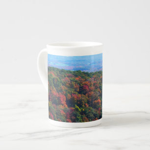 Caneca De Porcelana Montanhas Appalachian em queda