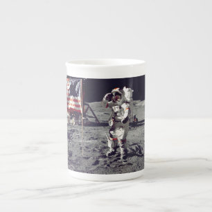 Caneca De Porcelana Moonwalk Apollo 17
