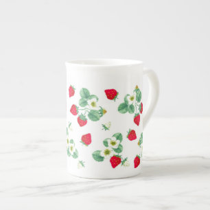 Caneca De Porcelana Morango