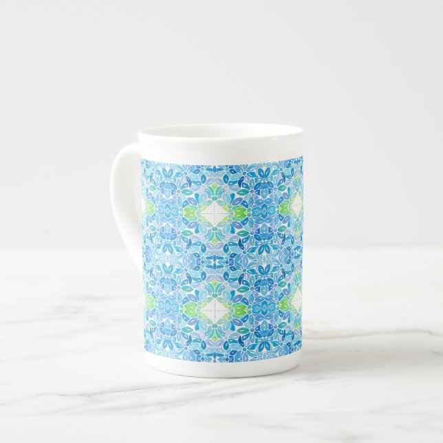 Caneca de Porcelana Mosaico Macy (Frente Esquerda)
