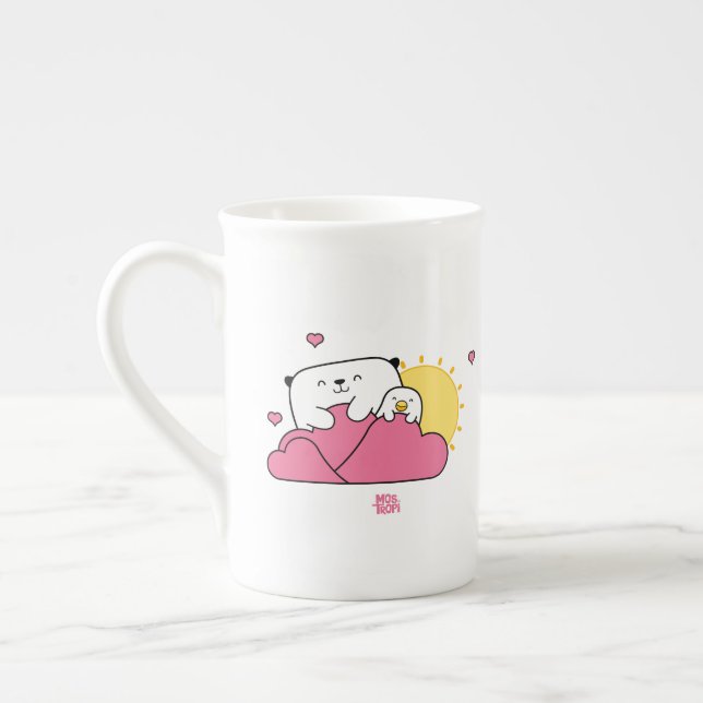 Caneca De Porcelana Mostropi│Opi y Kipi Valentin (Esquerda)