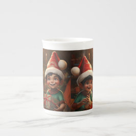 Caneca De Porcelana Mug da Especialidade do Elf de Natal Americano Mex