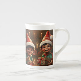 Caneca De Porcelana Mug da Especialidade do Elf de Natal Americano Mex