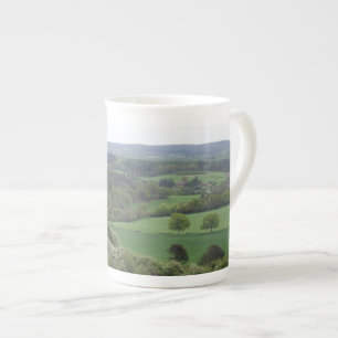 Caneca De Porcelana Mug de terra verde e agradável