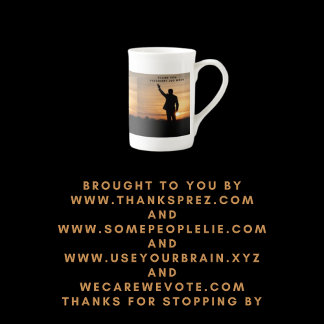 Caneca De Porcelana Muito obrigado, Senhor Presidente Joe Biden