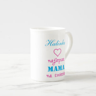 Caneca De Porcelana Na Swiecie do Mama de Najlepsza [personalize]