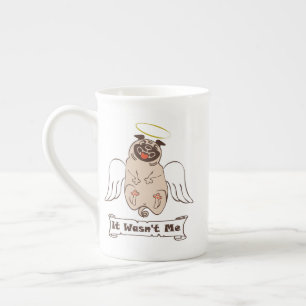 Caneca De Porcelana Não foi uma citação engraçada do meu anjo