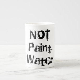 Caneca De Porcelana NÃO Paint Water, A taça favorita de um artista!