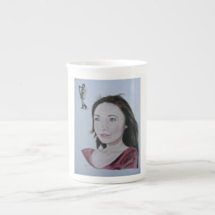 Caneca De Porcelana Não se preocupe. Beba chá.