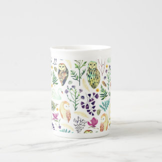 Caneca De Porcelana Nature-Inspired Botanical Pattern Decorative Throw