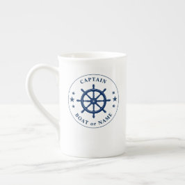 Caneca De Porcelana Navios Náuticos Estrelas de Helm Roda Estrelas de 