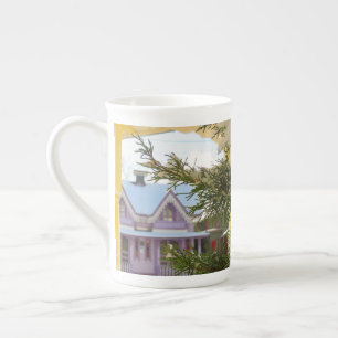 Caneca De Porcelana Neve, Evergreen e Cottages - Vineyard de Martha
