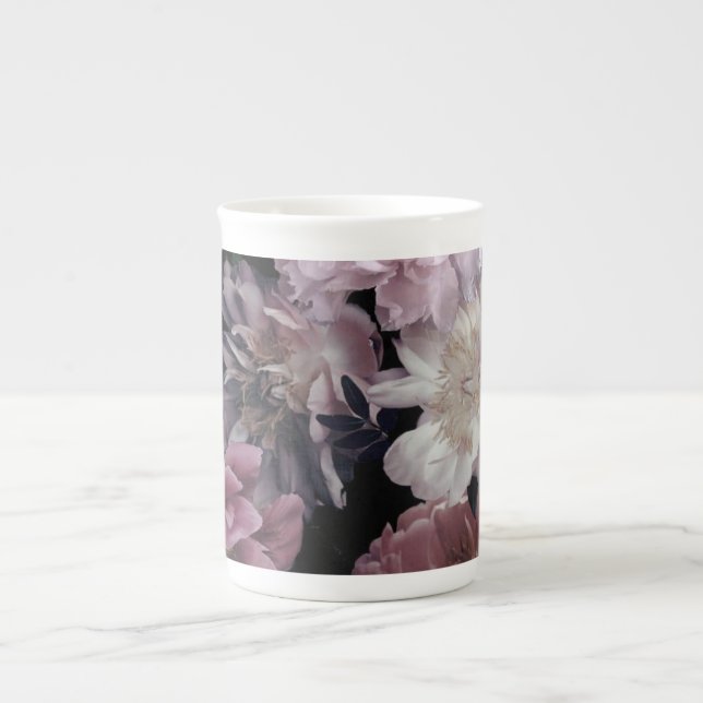 Caneca De Porcelana Noite Blooms (Frente)