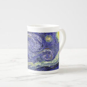 Caneca De Porcelana Noite Estrelada, Vincent Van Gogh.