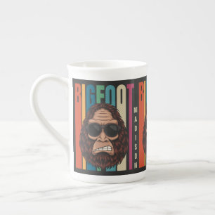 Caneca De Porcelana Nome personalizado Bigfoot