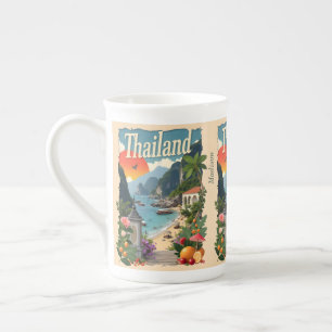 Caneca De Porcelana Nome Personalizado Tailândia