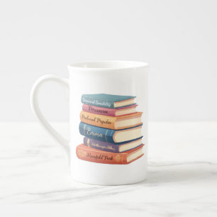 Caneca De Porcelana Novelas de Jane Austen VII
