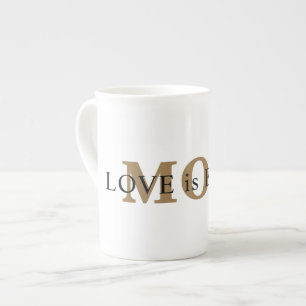 Caneca De Porcelana O AMOR É Presente Suficiente para a Mamãe