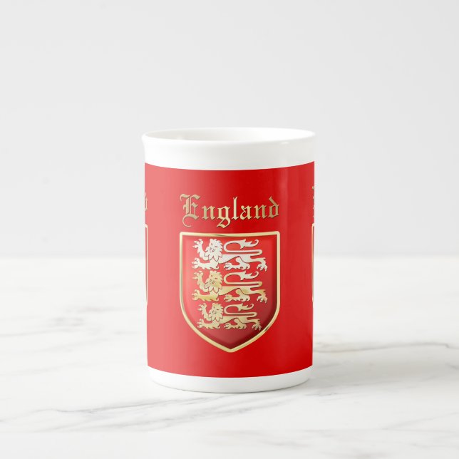Caneca De Porcelana O grande selo do rei Richard o Lionheart (Frente)