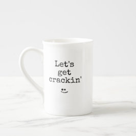 Caneca De Porcelana O Vamos da Tipografia Negra Passa-Se