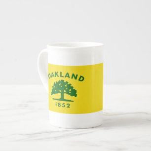 Caneca De Porcelana Oakland, California Flags