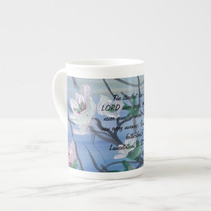 Caneca De Porcelana Obra de Arte Original Lamentações 3:22-23